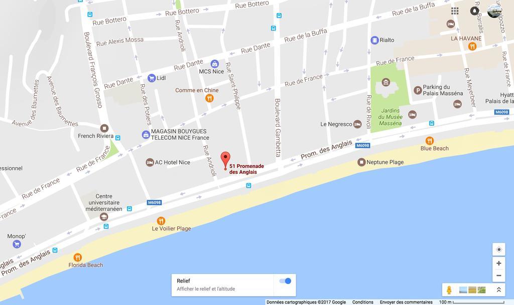 Nice Beach - Promenade Des Anglais エクステリア 写真